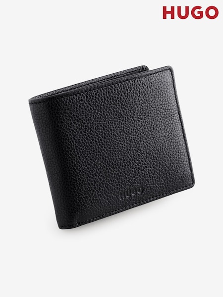 HUGO Black Subway Leather Coin Wallet (AY4585) | £99