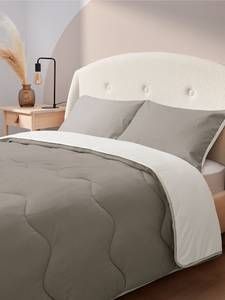 Silentnight Summer Breeze Seersucker Coverless  White Cream Duvet And Tog (AY4632) | £22 - £29
