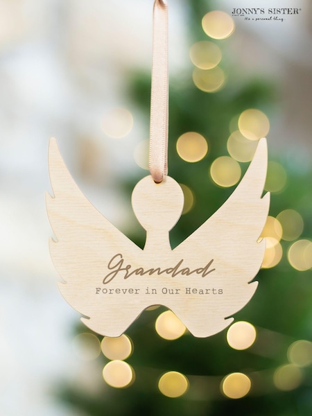 Personalised Memorial Christmas Tree Decoration by Jonnys Sister (AY4649) | £20