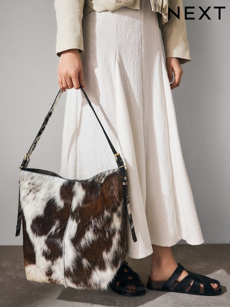 Animal Leather Shoulder Bag (AY4650) | £86
