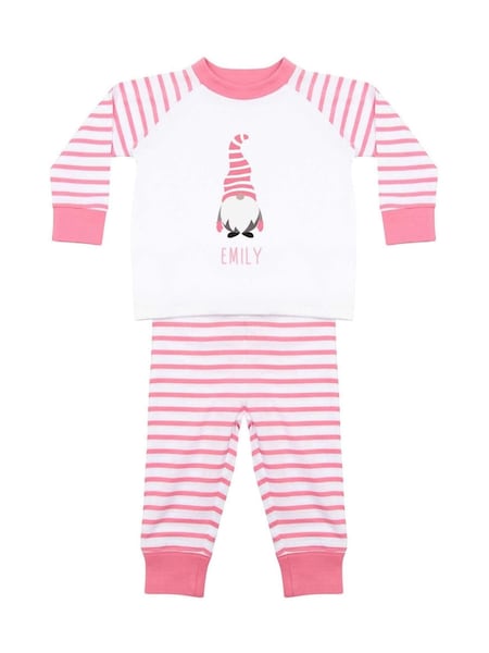 Personalised Childrens Christmas 100% Cotton Pyjamas by Koko Blossom (AY4684) | £30