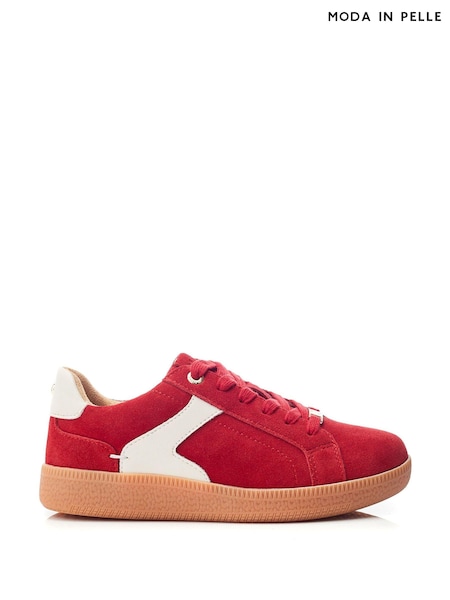 Moda in Pelle Allette Colour Block Suede Trainers (AY4831) | £79
