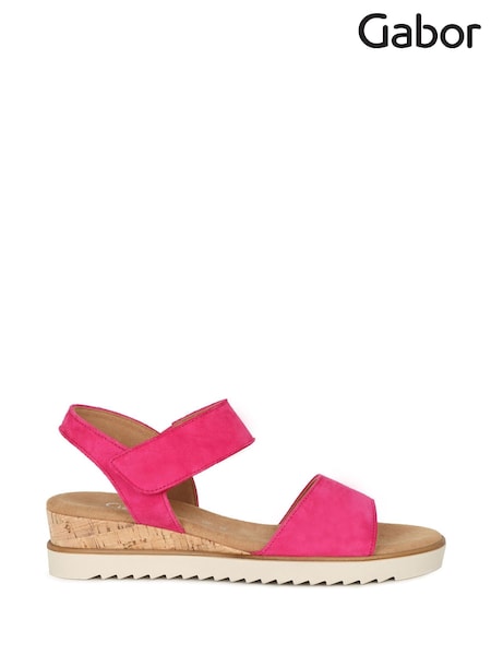 Gabor Pink Raynor Suede Sandals (AY4901) | £85