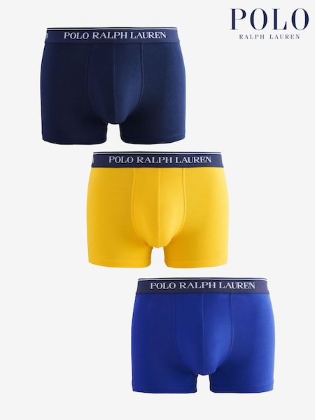 Polo Ralph Lauren Dark Blue Classic Stretch Boxers 3 Pack (AY5416) | £45
