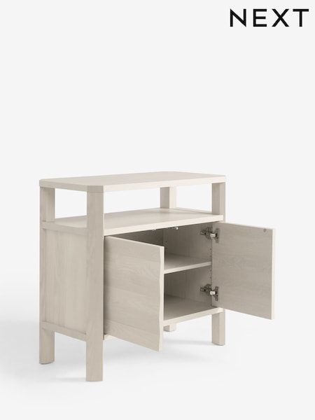 Light Natural Nomad Oak Effect Bedside Table (AY5559) | £250