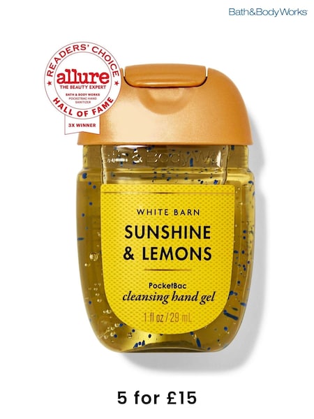 Bath & Body Works Sunshine & Lemons Pocket Bac Cleansing Hand Gel 1 fl oz / 29 mL (AY5718) | £4