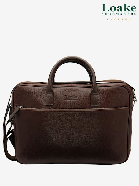 Loake Grained Calf Leather Briefcase (AY5815) | £250