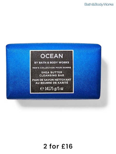 Bath & Body Works Ocean Shea Butter Cleansing Bar 5 oz / 141.75 g (AY5869) | £11.50