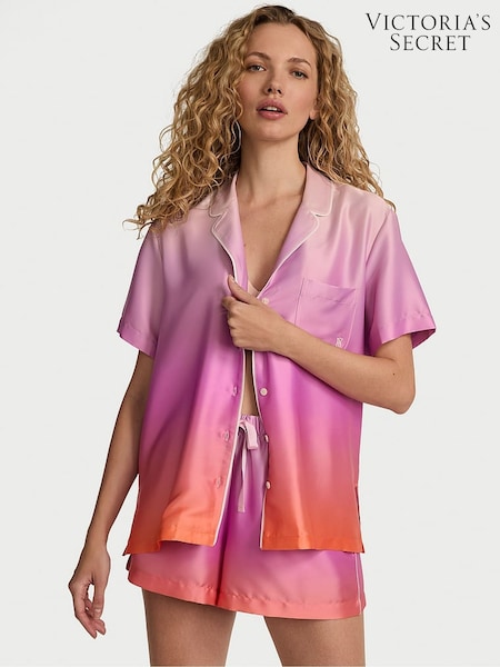 Victoria's Secret Pink Ombre Satin Short Pyjama Set (AY6096) | £65