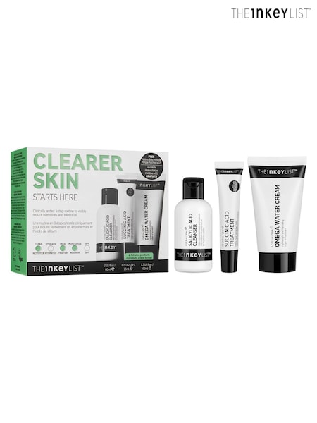 The INKEY List Clearer Skin Starts Here Skincare Set (Worth £29.50) (AY6407) | £20