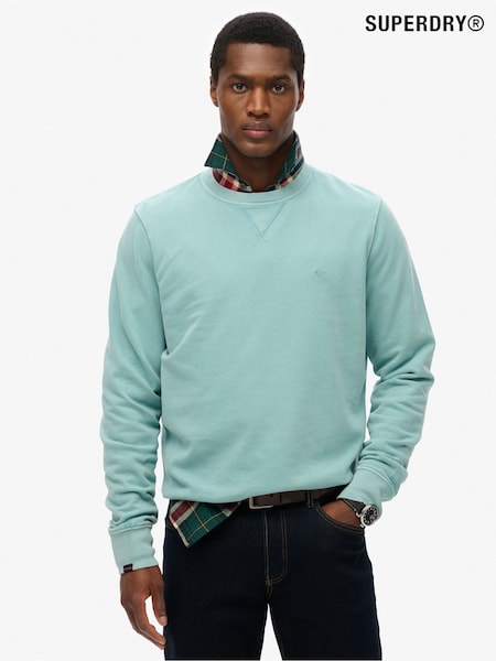 Superdry Blue 100% Cotton Classic Essential Sweatshirt (AY6416) | £55