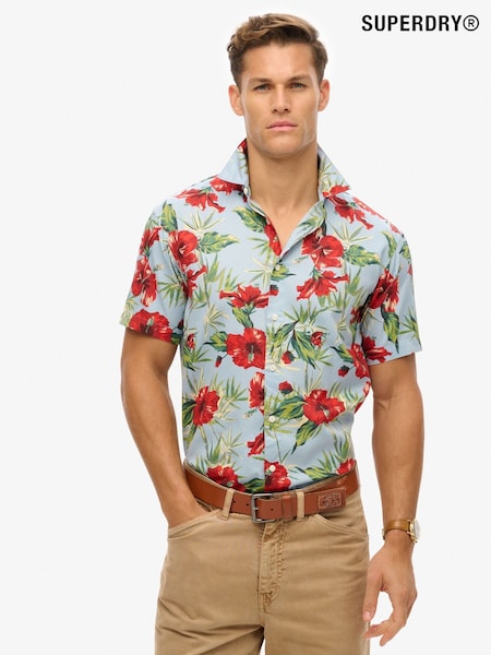 Superdry Multi Short Sleeve Hawaiian Printed Shirt (AY6447) | £45