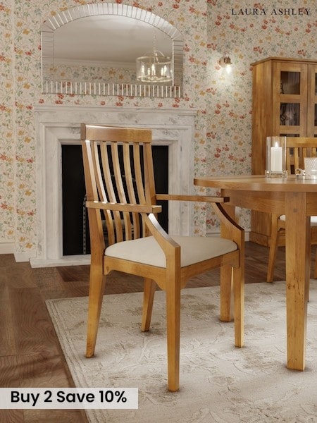 Laura Ashley Honey Garrat Carver Chair (AY6486) | £295
