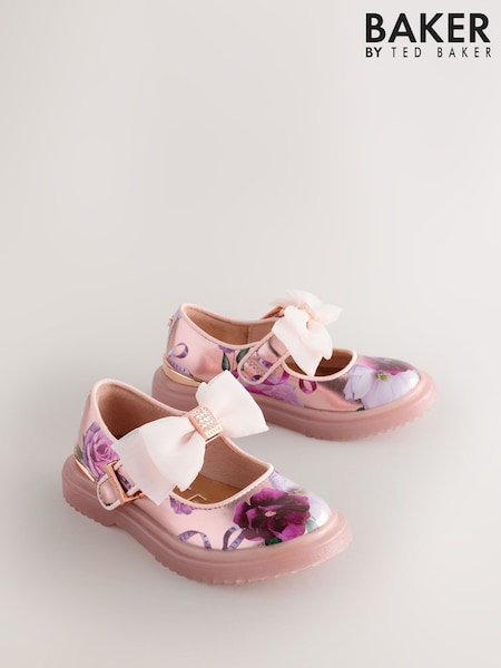 Baker by Ted Baker Chunky Mary Janes Shoes with Bow (AY6493) | £40