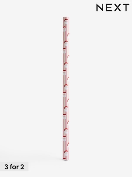 Pink Santa Extra Wide, 10m Christmas Wrapping Papers (AY6876) | £7