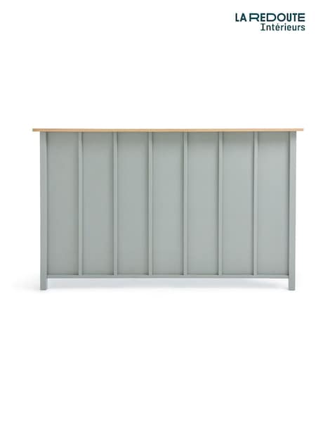 La Redoute Intérieurs Light Khaki Green Eugène Wooden King Headboard (AY6918) | £280