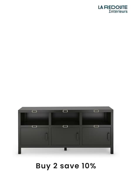 La Redoute Intérieurs Black Hiba 3-Door Sideboard (AY6927) | £285