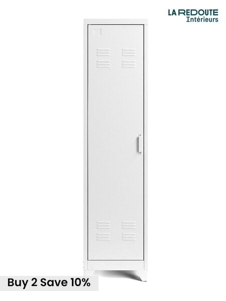 La Redoute Intérieurs White Hiba Industrial 1 Door Metal Locker (AY6932) | £195