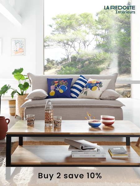 La Redoute Intérieurs Natural Hiba Oak And Metal Coffee Table (AY6940) | £295