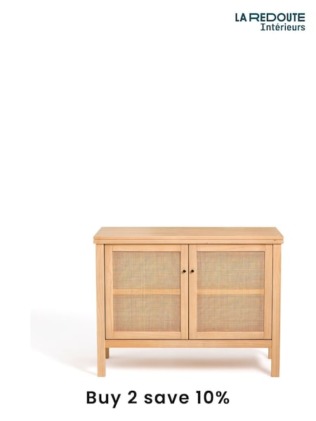 La Redoute Intérieurs Natural Gabin Pine & Cane Sideboard (AY6946) | £410