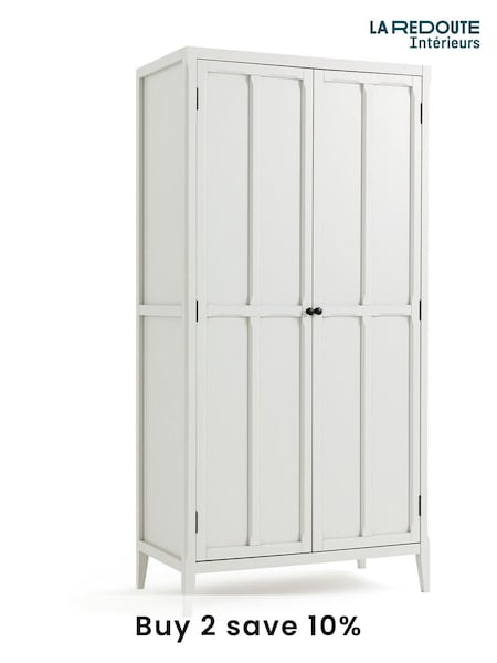La Redoute Intérieurs White Eugénie 2-Door Wardrobe (AY6949) | £410