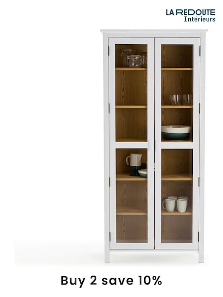 La Redoute Intérieurs White Alvina Solid Pine Dresser Cabinet (AY6965) | £560