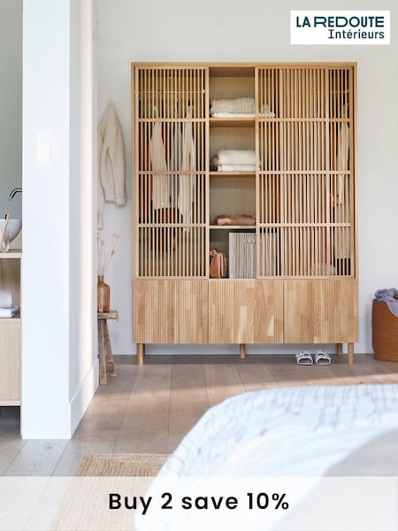 La Redoute Intérieurs Natural Bilbao Oak 6-Door Wardrobe (AY6979) | £1,500