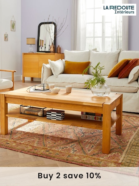 La Redoute Intérieurs Oak Adelita Oiled Coffee Table (AY6984) | £380