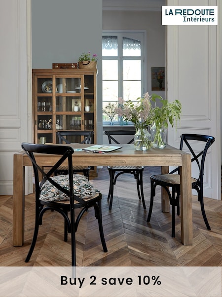 La Redoute Intérieurs Brown Lunja Extendable 6 to 8 Seater Dining Table (AY6992) | £435