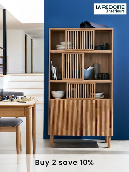 La Redoute Intérieurs Oak Bilbao Oak Storage Bookcase (AY6994) | £825