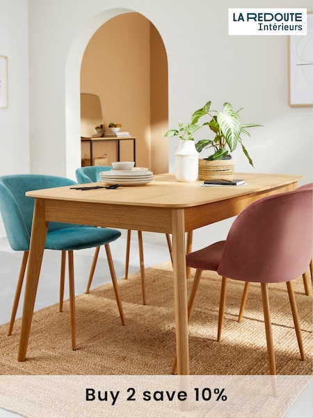 La Redoute Intérieurs Oak Biface Veneer 4 to 10 Seater Extendable Table (AY7021) | £975