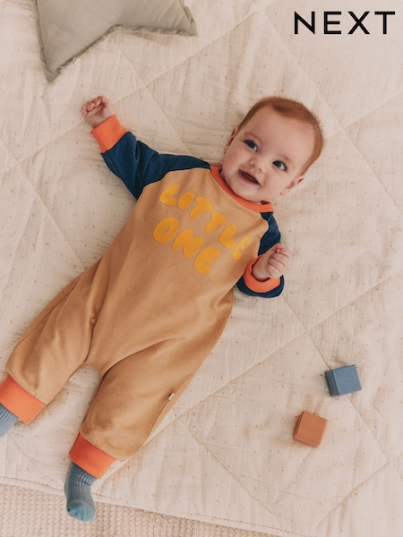 Multi Colourblock Baby Sweat Romper (0mths-3yrs) (AY7125) | £14 - £16