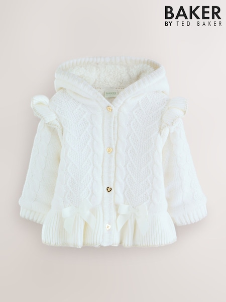 Baker by Ted Baker Knitted Bow Detail Coatigan (AY7630) | £32 - £37