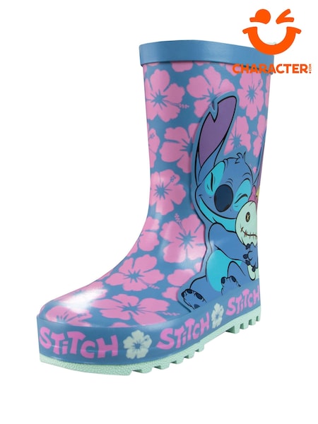 Character Blue Disney Lilo And Stitch Wellies (AY7636) | £22