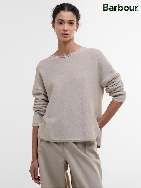 Barbour® Cream 100% Cotton Marine Jumper (AY7643) | £65