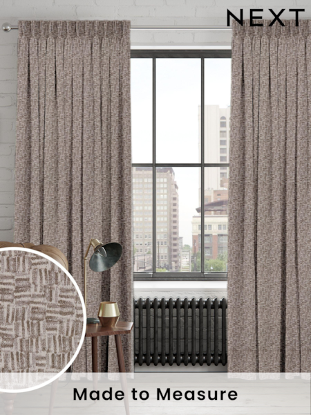 Porcini Brown Venire Made to Measure Curtains (AY7742) | £109