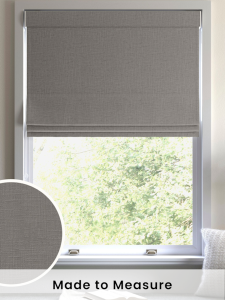 Smoke Grey Nikki Made to Measure Roman Blind (AY7758) | £84