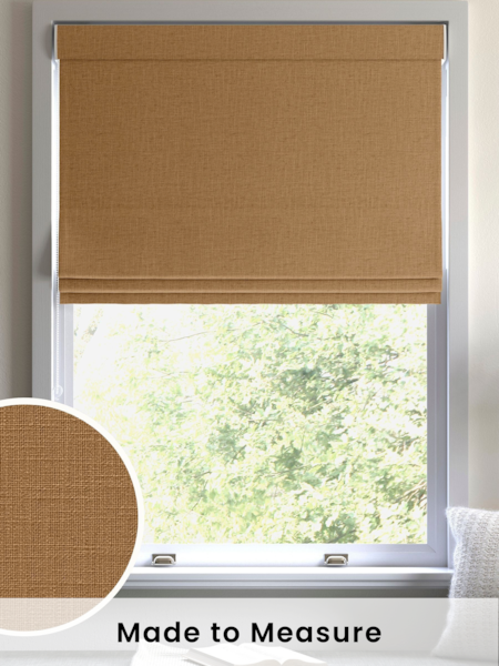 Fawn Natural Nikki Made to Measure Roman Blinds (AY7762) | £84