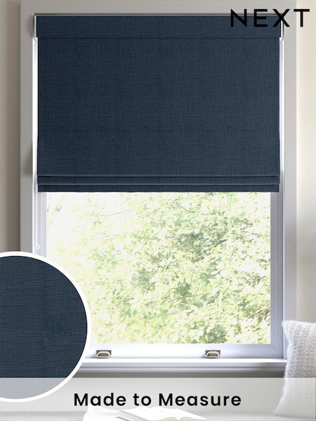Ink Blue Nikki Made to Measure Roman Blind (AY7771) | £84
