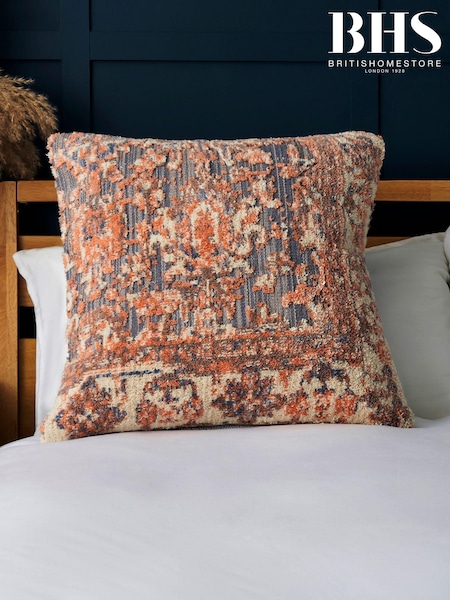 BHS Natural Tapis Cotton Cushion (AY7796) | £20