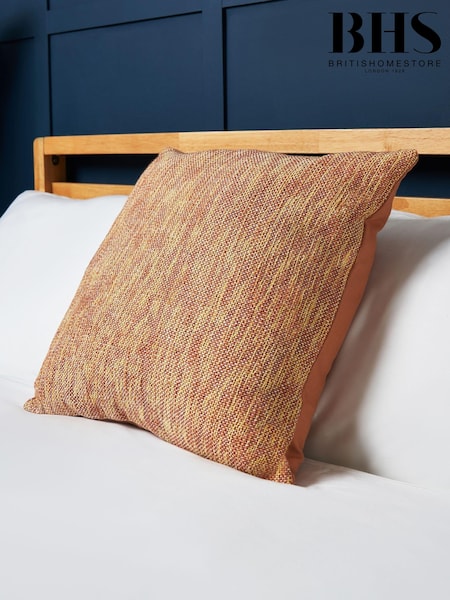 BHS Terracotta 2 Tone Cushion (AY7812) | £16
