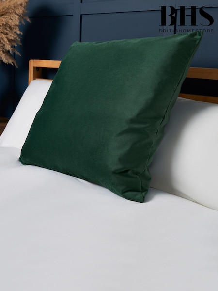 BHS Green Velour Cushion (AY7814) | £16
