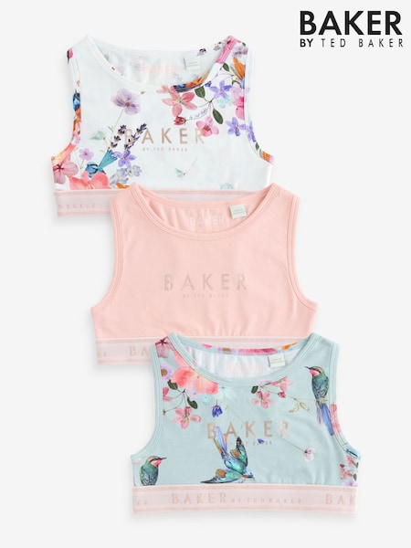 Baker by Ted Baker Crop Tops 3 Pack (AY7855) | £16