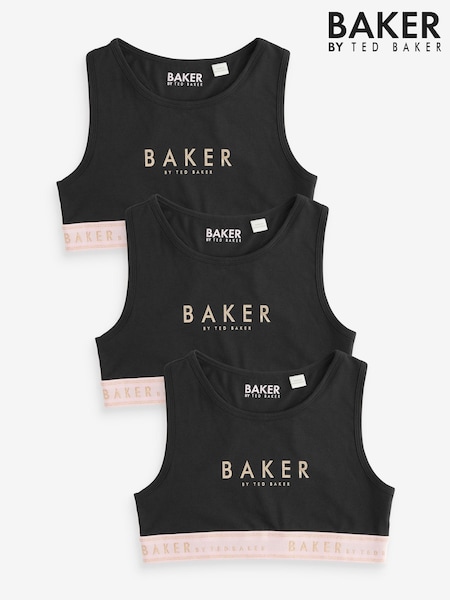 Baker by Ted Baker Crop Tops 3 Pack (AY7856) | £16