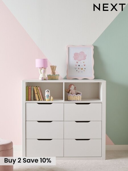 White Compton Chest of Drawers (AY7964) | £299