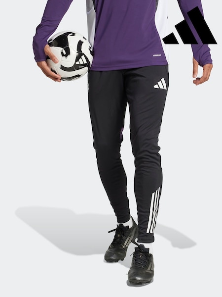 adidas Black/Purple Manchester United Tiro 25 Competition Training Joggers (AY7974) | £55