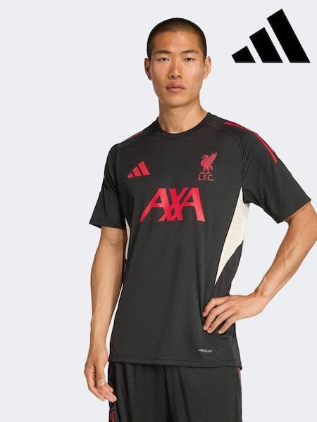 adidas Black Liverpool FC Tiro 25 Competition Training Jersey (AY7983) | £45