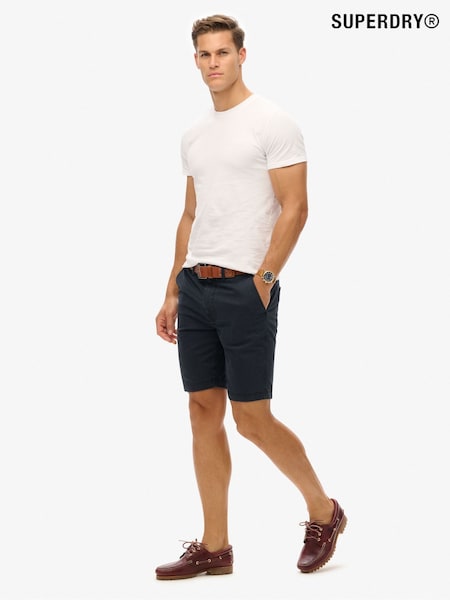Superdry Navy Officer Chino Shorts (AY8040) | £45