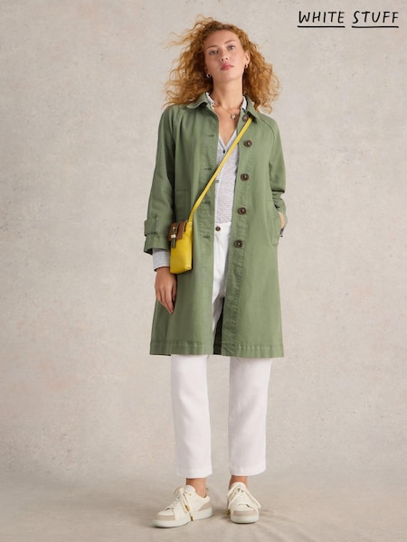 White Stuff Green Oakleigh Denim Coat (AY8188) | £95
