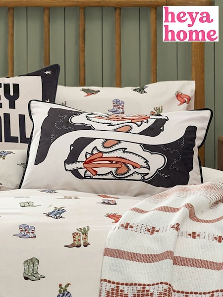 heya home Multicolour Cowboy Boots Cushion (AY8753) | £22